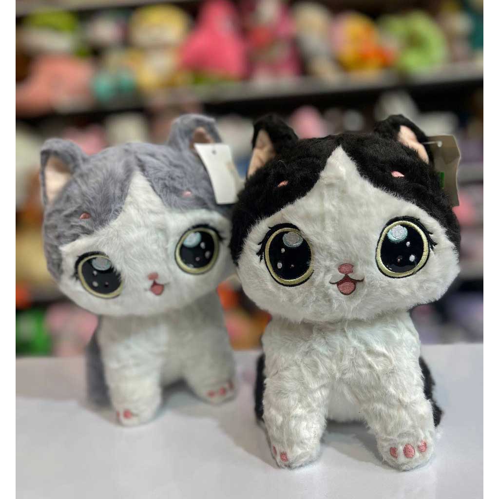 عروسک گربه چشم درشت پولیشی