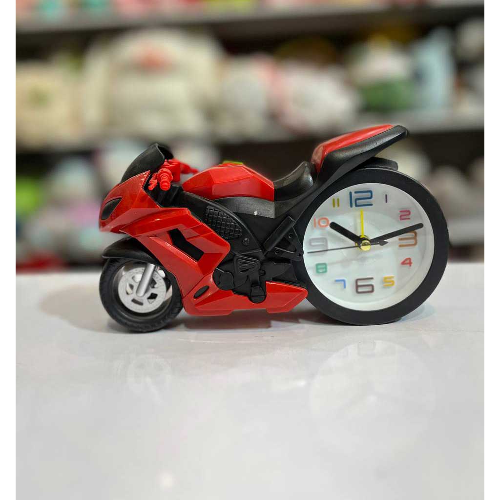 ساعت رومیزی آلارم دار طرح موتور