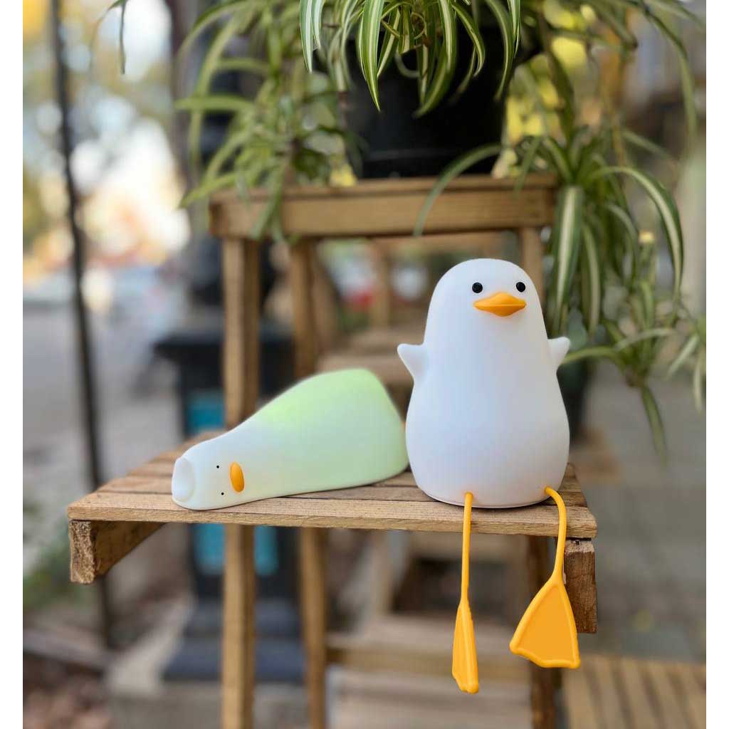 چراغ خواب سیلیکونی لمسی طرح اردک