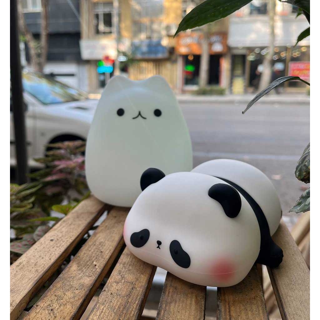 چراغ خواب سیلیکونی طرح پاندا