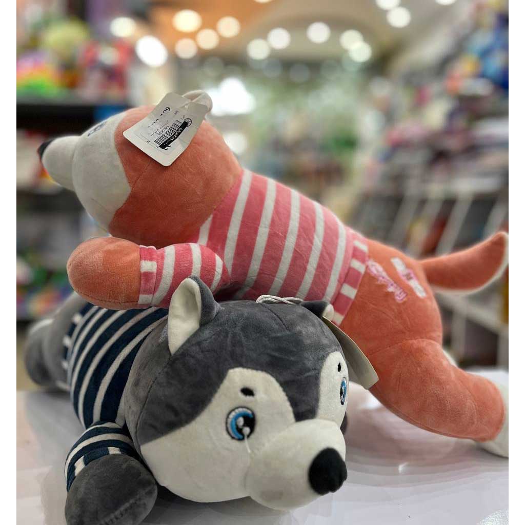 عروسک سگ هاسکی هپی