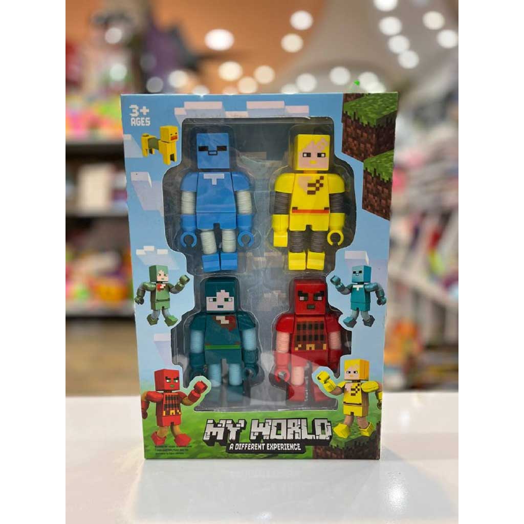 فیگور ست چهار تایی ماینکرافت