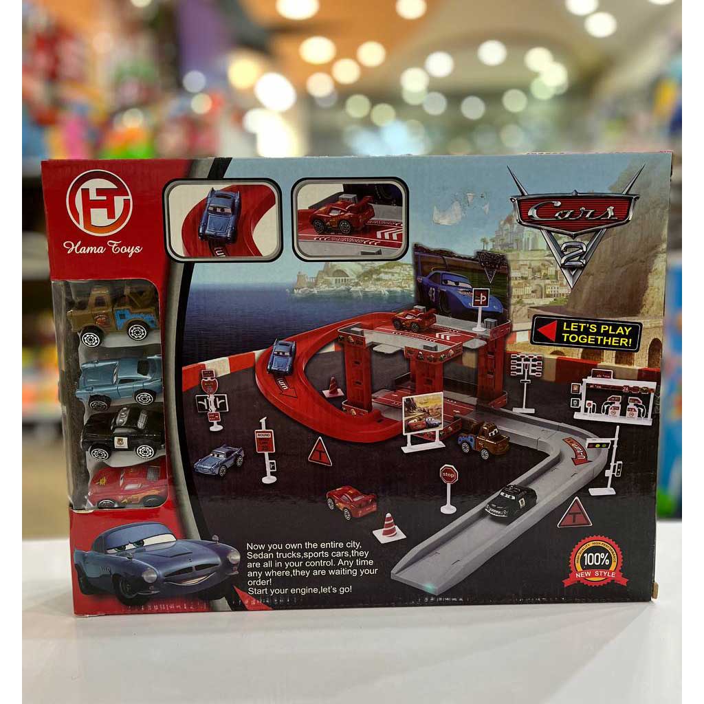 کیت ماشین بازی طرح پارکینگ مک کویین