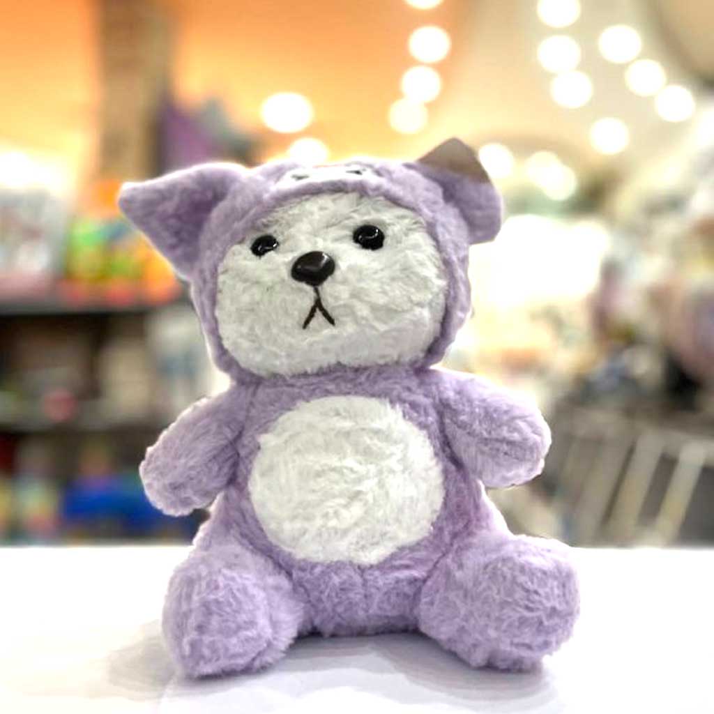 عروسک پولیشی خرس لباس پوش