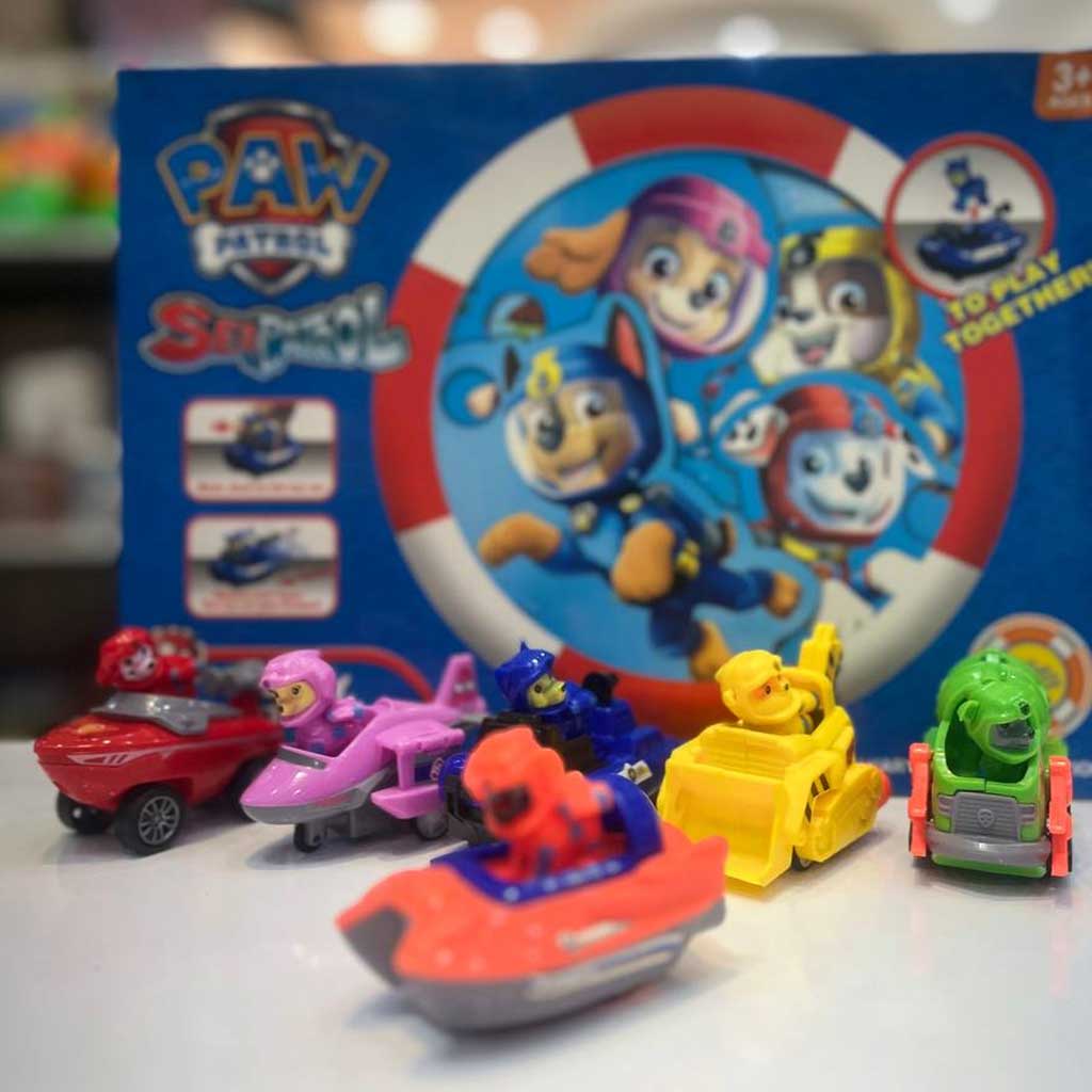 اسباب بازی ست کامل شخصیت کارتونی سگ های نگهبان