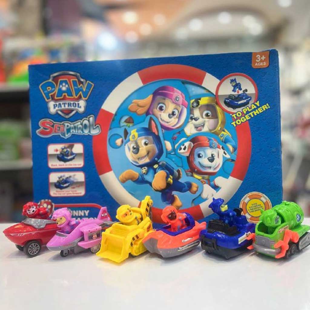 اسباب بازی ست کامل شخصیت کارتونی سگ های نگهبان