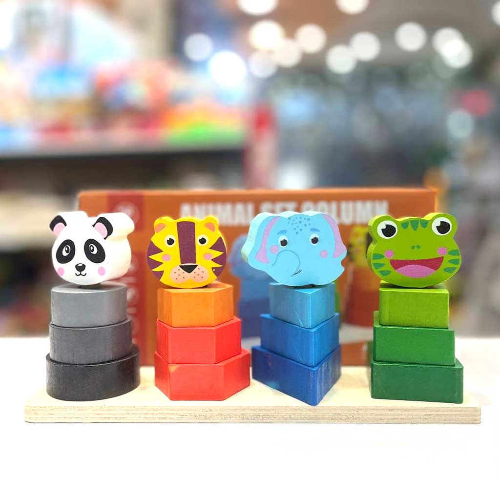 اسباب بازی فکری مونته سوری مدل حیوانات