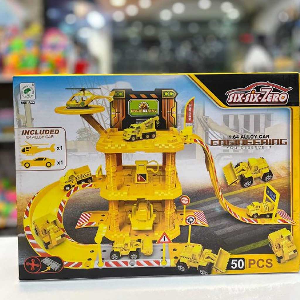 کیت ماشین های راه و شهرسازی مدل پارکینگ شهری