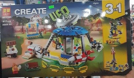 لگو ساختنی CREATE — شهربازی 3 در 1 با سفینه فضایی(شهر شادی)