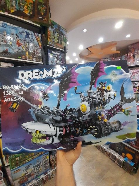 لگو DreamZz کشتی کوسه‌ای شبحی — 1388 قطعه (مناسب 6+ سال)(شهر شادی)